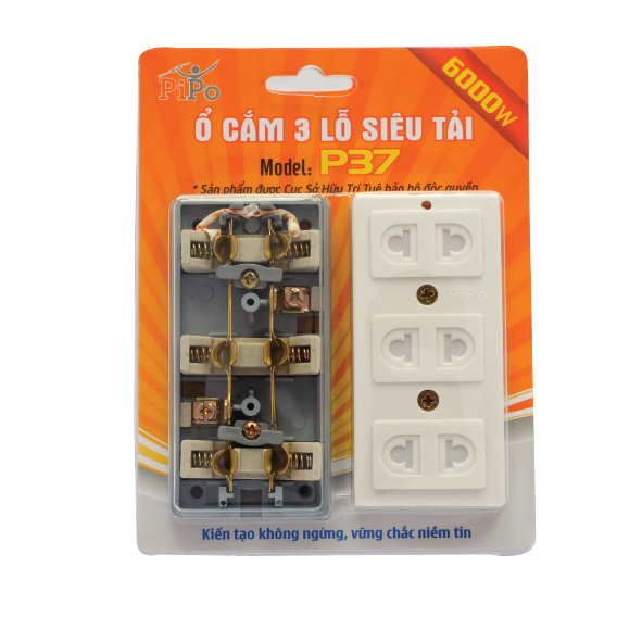 Ổ cắm 3 lỗ P37