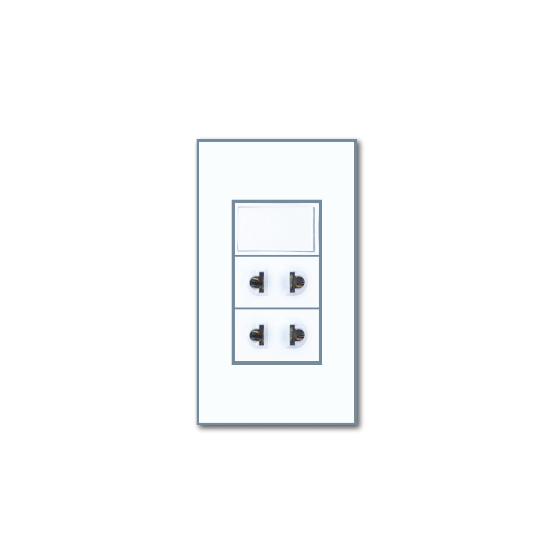 Hộp nổi đơn 1CT 2 ổ PIPO PN10-01