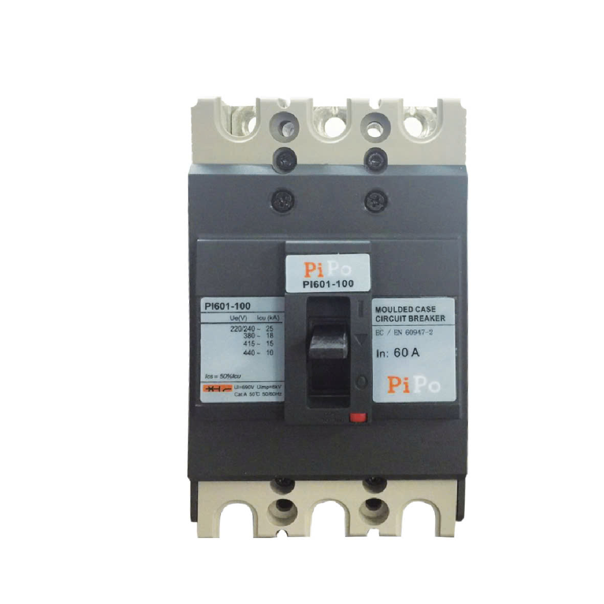 MCCB khối 3 pha PIPO PI601-50